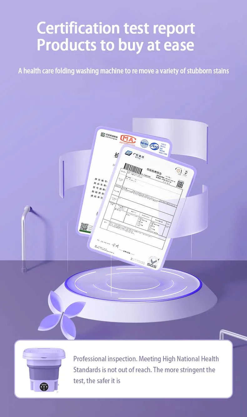 8L Portable Washing Machine Socks Underwear Panties Retractable Home Foldable Mini Washing Machine 3 Models With Spinning Dry