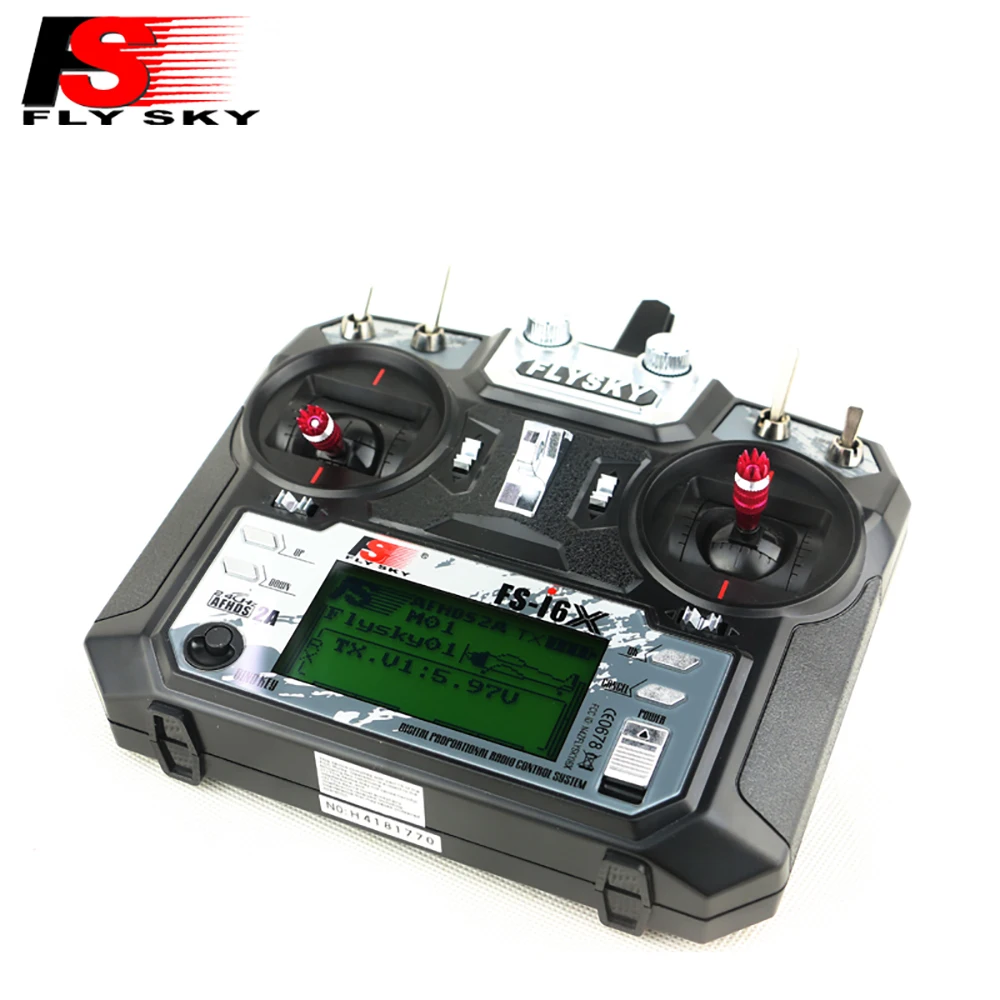 FLYSKY FS-i6X I6X AFHDS 2A RC Transmitter with X6B IA6B IA10B Receiver 10CH 2.4GHz for Aairplane Helicopter FPV Racing Drones