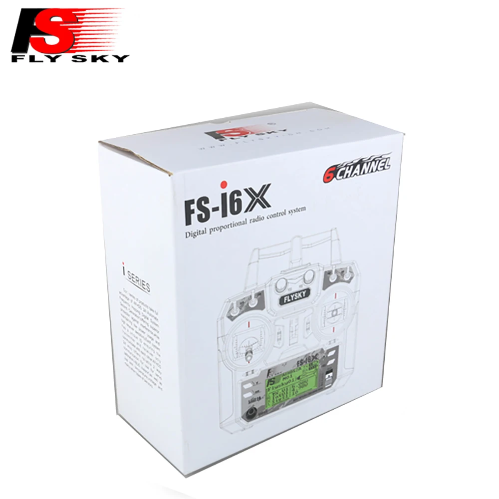 FLYSKY FS-i6X I6X AFHDS 2A RC Transmitter with X6B IA6B IA10B Receiver 10CH 2.4GHz for Aairplane Helicopter FPV Racing Drones