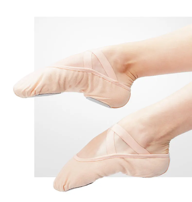 Women Ballet Shoes Girls Professional Ballet Slippers Split Sole Dance Shoes Adult Modern Dance Training Shoes Yoga Indoor Shoes