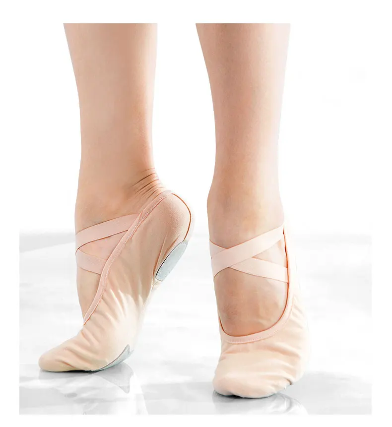 Women Ballet Shoes Girls Professional Ballet Slippers Split Sole Dance Shoes Adult Modern Dance Training Shoes Yoga Indoor Shoes