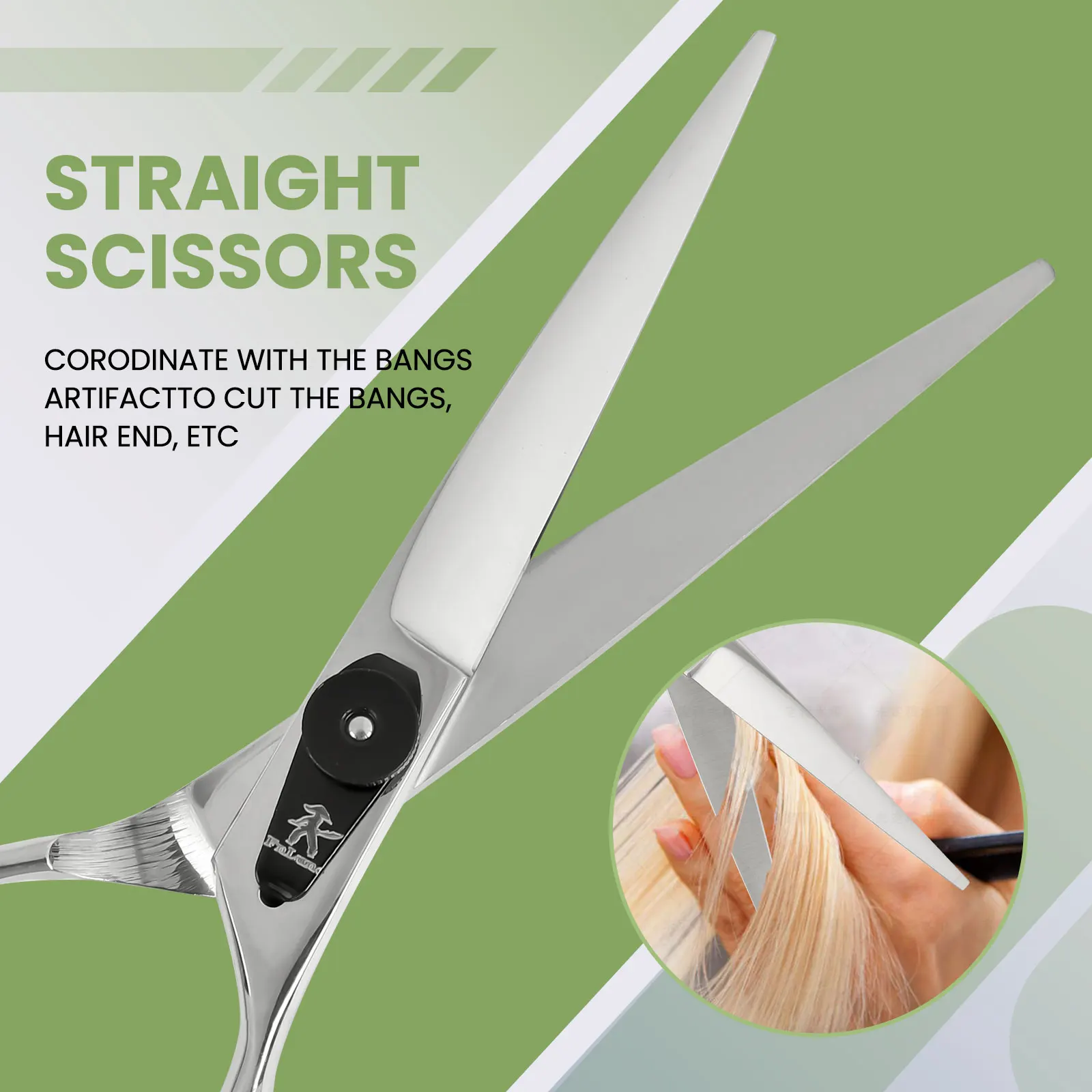 Fnlune 6.0 Professional Hairdressing Scissors Salon Barber Accessories Haircut Machine Thinning Shear Hairdresser'S Scissors