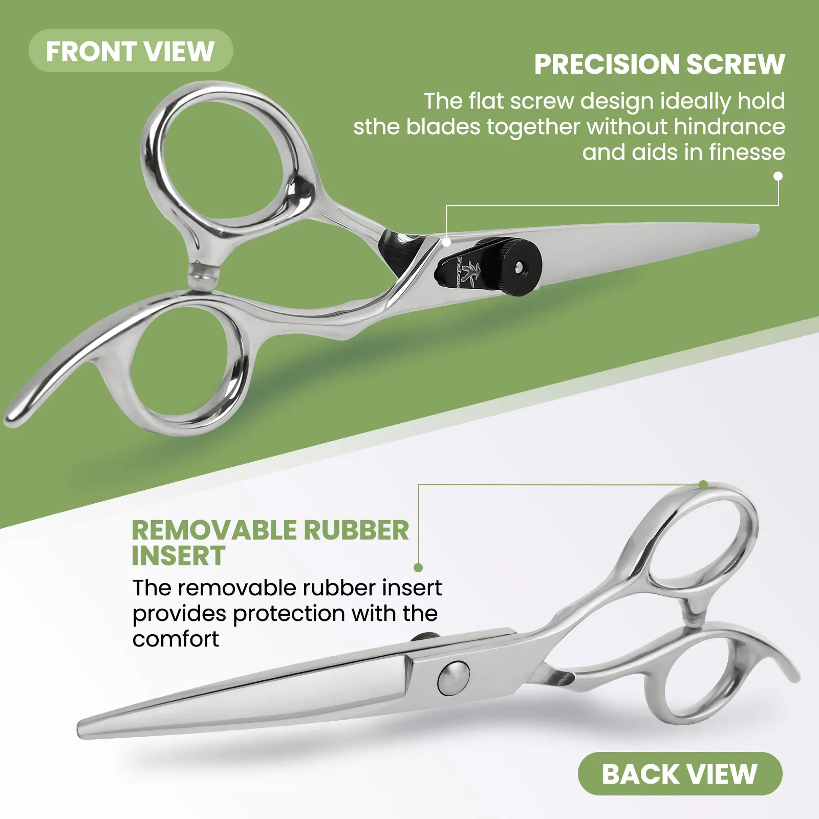Fnlune 6.0 Professional Hairdressing Scissors Salon Barber Accessories Haircut Machine Thinning Shear Hairdresser'S Scissors