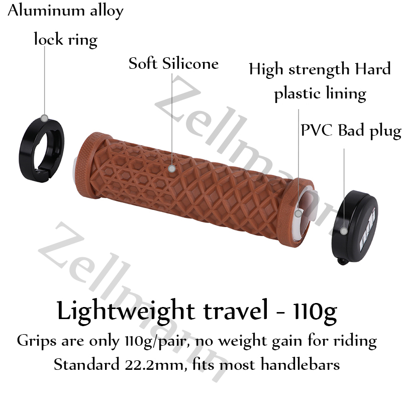 ODI Silicone Grip MTB Bike Grips Soft Mountain Bike Handlebar Cuff Shockproof Bicycle Handle Bar Grip Cuffs Bicycle Accessories