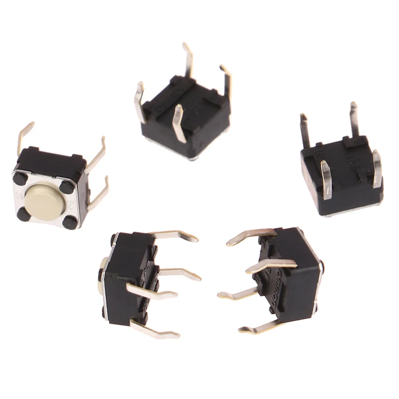 Mute Button Square Silent Mouse Micro Switch 6*6*4.3mm Wireless Mouse Wired Mouse Push Button Switch for Logitech G300 G402 G600