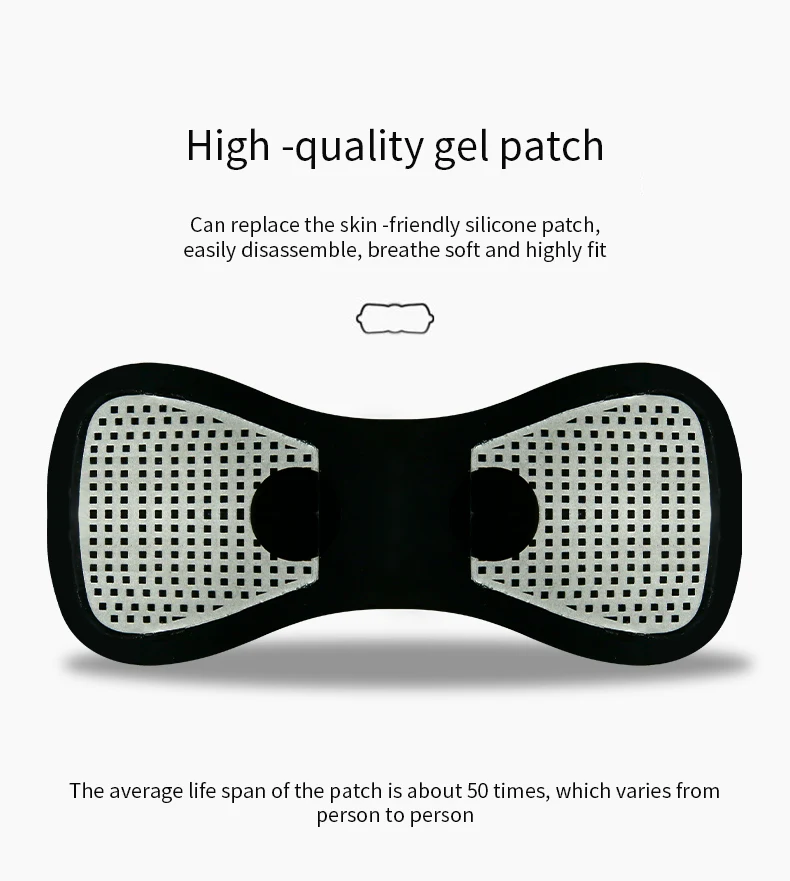 8 Modes 19 Gears Electric Pulse Neck Massager Cervical Back Muscle Pain Relief Tool Shoulder Leg Body Mini Massage Relax Cushion
