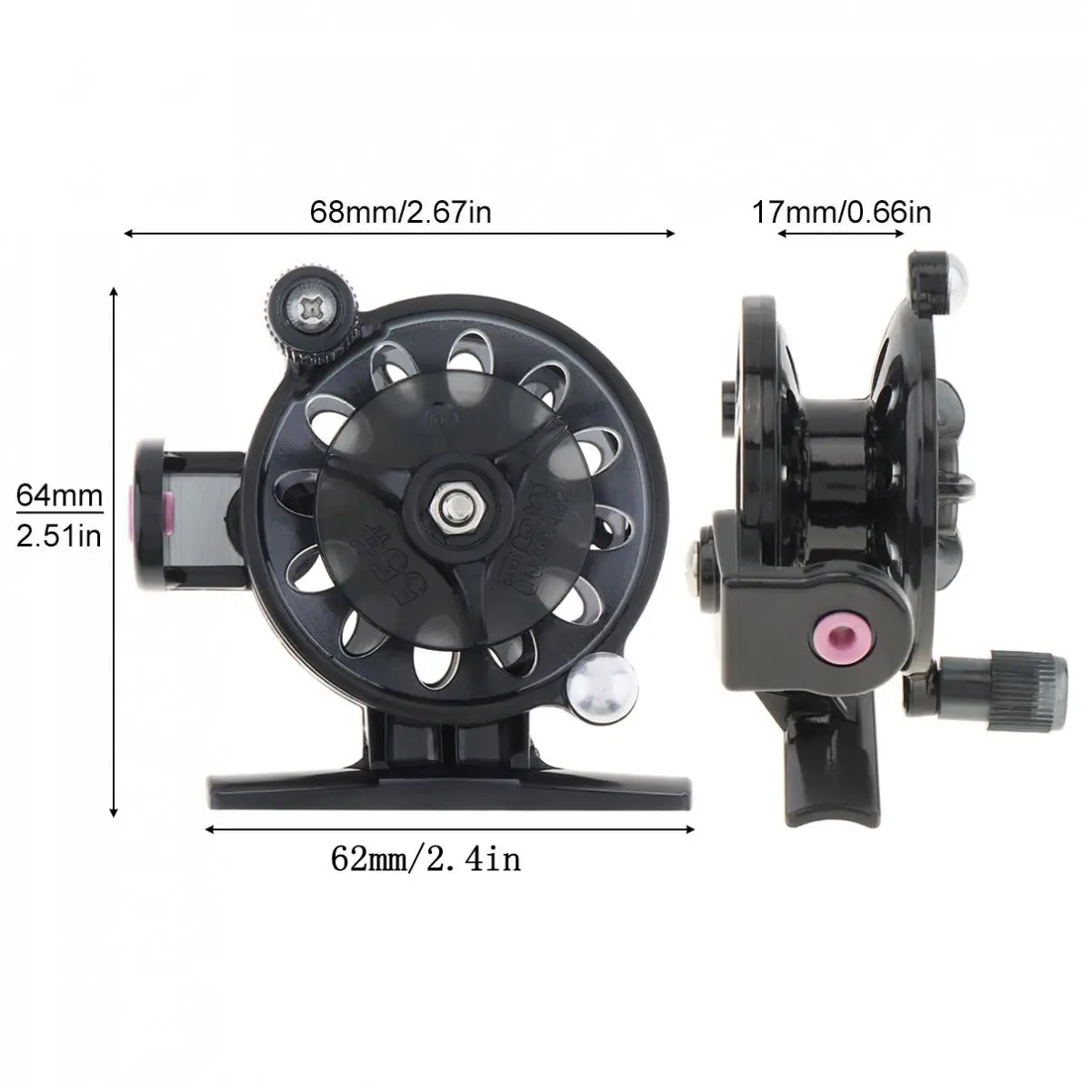 ABS Lightweight ICE Former Fish Reel for Carp Fishing Pesca Spool Fishing Tackle Gear Fishing Reel Ultralight Fishing Tackle