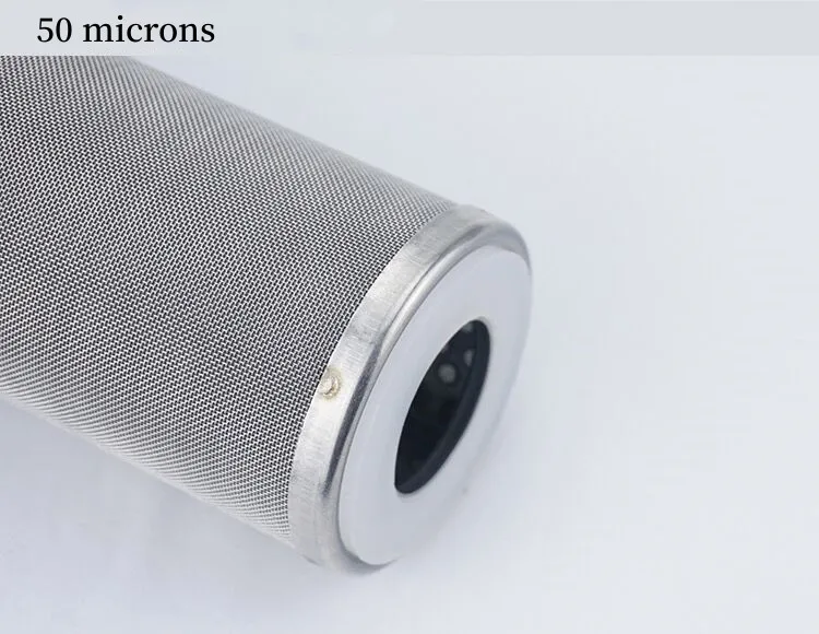 10 Inch Stainless Steel Water Filter Can Be Cleaned And Reused Corrosion Resistant High Temperature Resistant 5 Microns And More