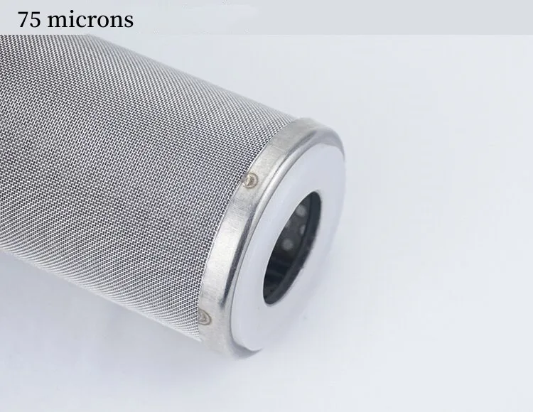 10 Inch Stainless Steel Water Filter Can Be Cleaned And Reused Corrosion Resistant High Temperature Resistant 5 Microns And More