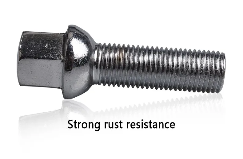 Embers Wheel Bolts Steel M12x1.5 14x1.5 14x1.25 12x1.25 of Various Lengths for BMW Volkswagen Audi Mercedes Porsche 10pcs