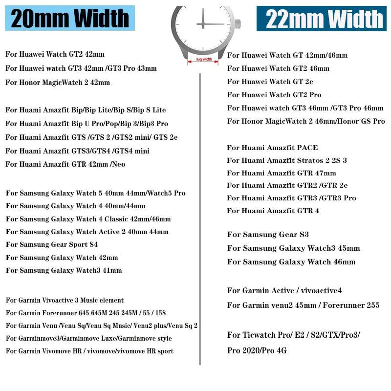 18mm 20mm 22mm Alpine Loop Strap For Garmin Vivoactive 3 4 4s Band Watch Venu 2 2s SQ Forerunner 645 Bracelet Nylon Correa Belts