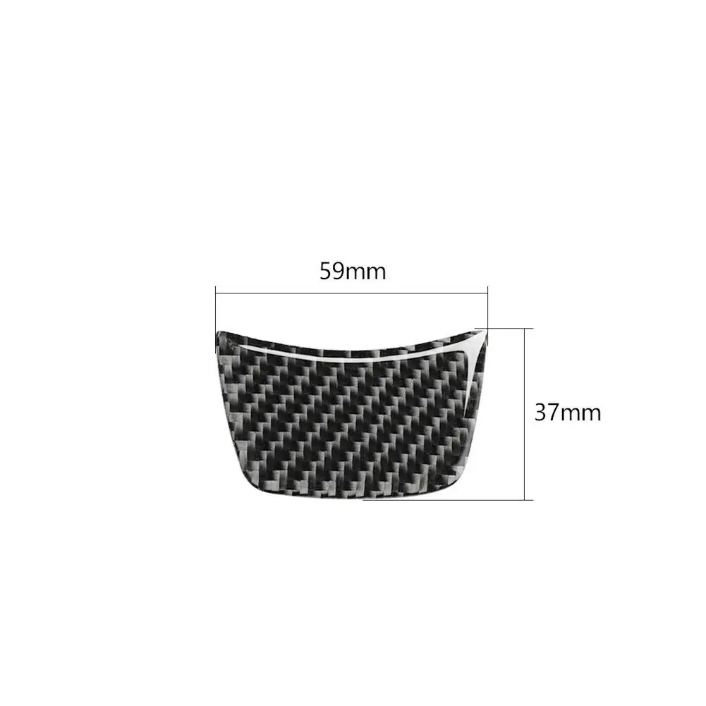 Car Steering Wheel Sticker Trim Carbon Fiber Decoration Allroad Sportback Auto Accessories For Audi A6 C7 12-18 A7 A4L A3 Q3 Q5