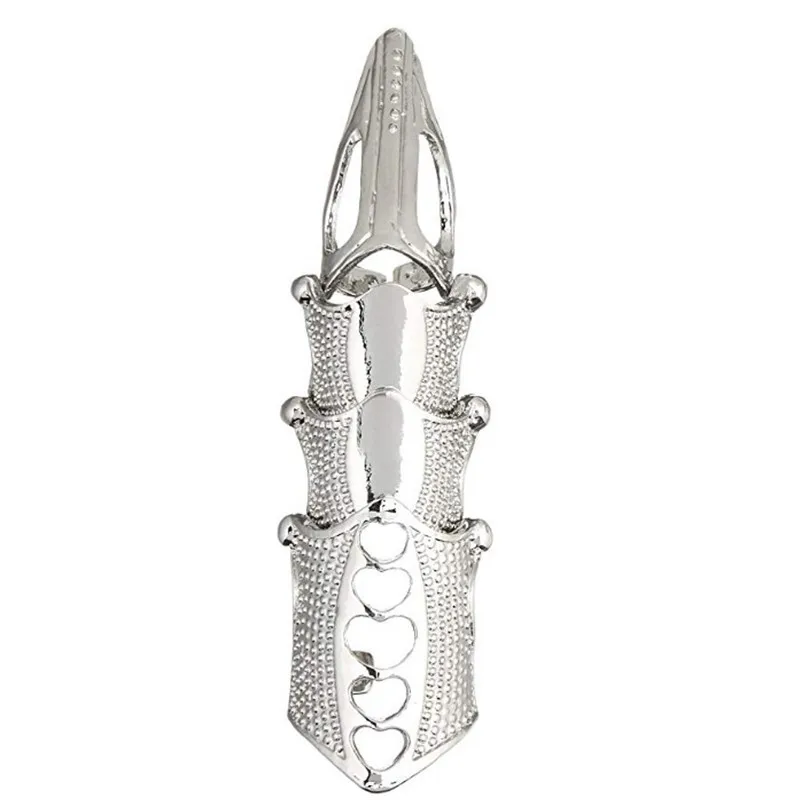 Movable Scorpion Ring Punk Jewelry Fingertip Toy Stress Relief Vintage Gothic Scroll Armor Knuckle Metal Rock Full Finger Rings