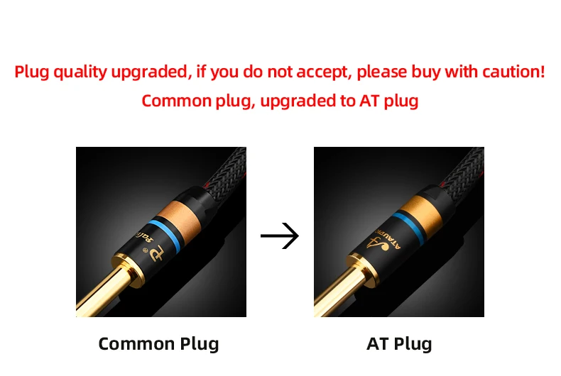 ATAUDIO HIFI Dual 6.5mm to 2 XLR Audio Cable for Adapter Amplifier Sound Box 6N OFC 6.5mm to XLR Speaker Cable