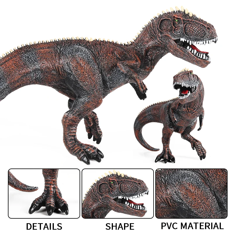 Oenux Dinosaurs World Brinquedo Savage Jurassic Indominus Rex Spinosaurus Triceratops Action Figures Collection Toy Kids Gift