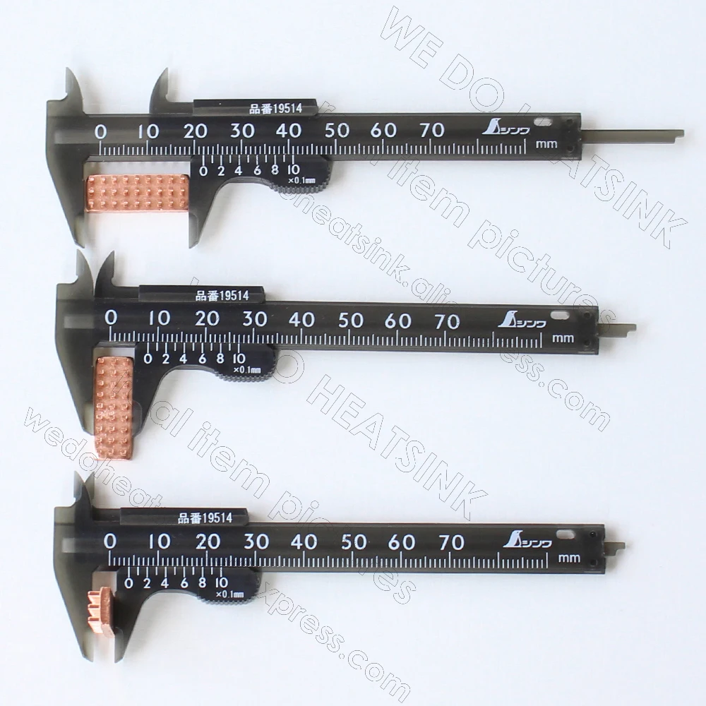 WE DO HEATSINK Useful Pure Copper Heat Sink Without or With Thermal Pad, Various Copper Shape Size Options
