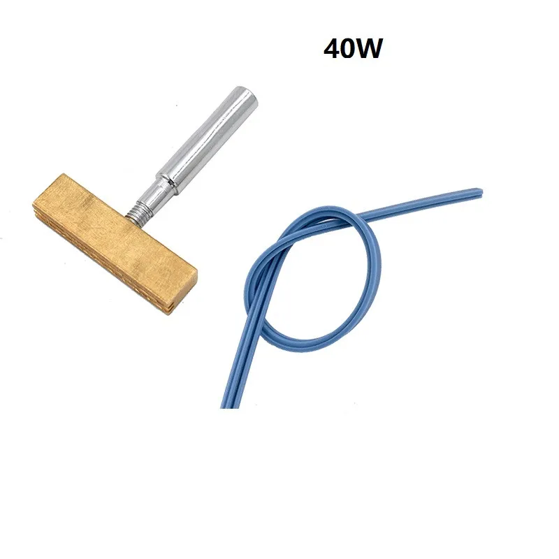 Soldering Iron T Tip Solder Tip Copper T-Tips With Rubber Cable Hot Press For LCD Screen -Pixel Flex Cable Repair Tools