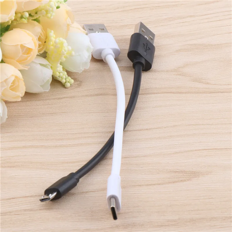 15cm Type C Micro USB Cable Short Fast Charging For Samsung Xiaomi Huawei for iPhone Sync Data Cord USB Adapter Cable