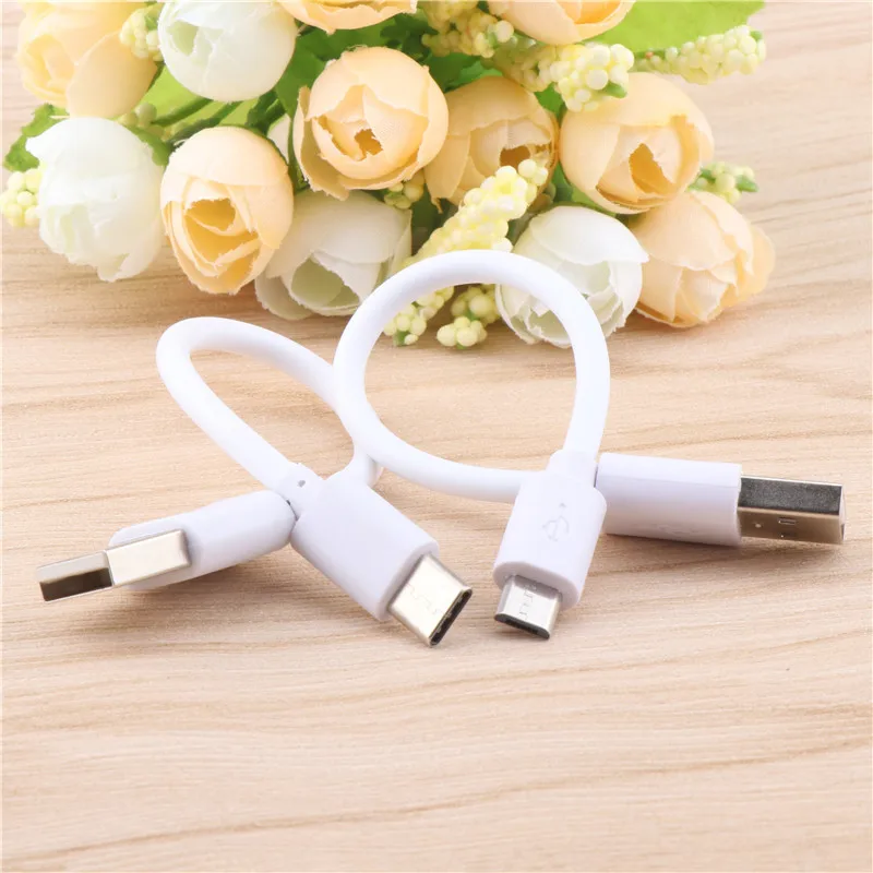 15cm Type C Micro USB Cable Short Fast Charging For Samsung Xiaomi Huawei for iPhone Sync Data Cord USB Adapter Cable