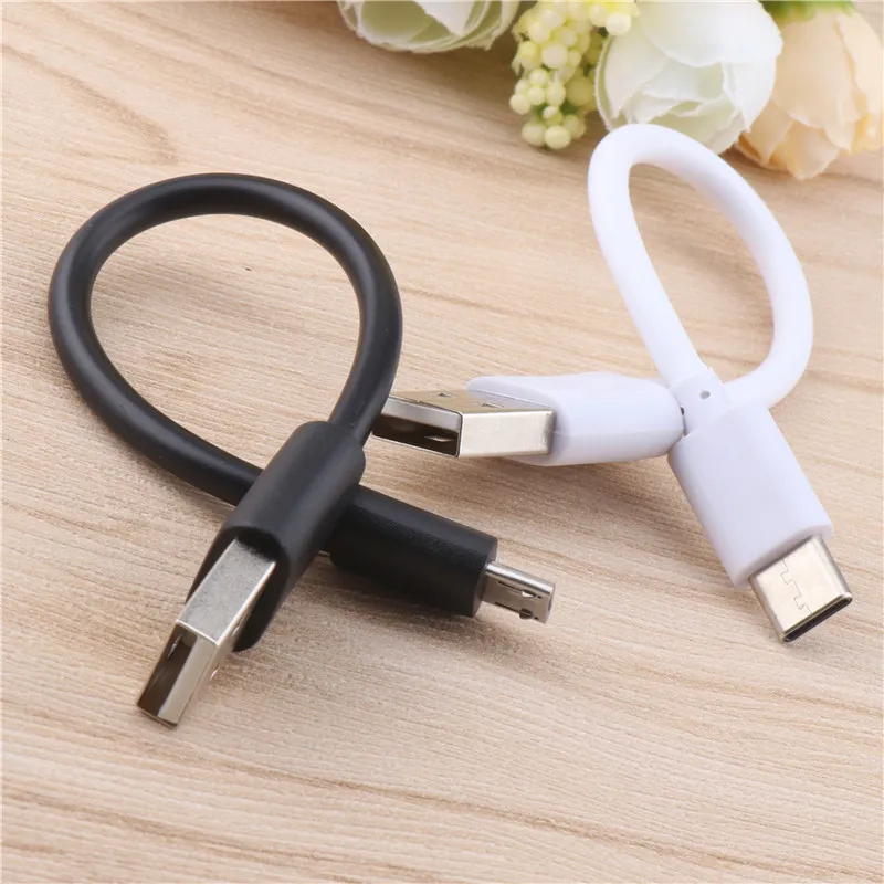 15cm Type C Micro USB Cable Short Fast Charging For Samsung Xiaomi Huawei for iPhone Sync Data Cord USB Adapter Cable