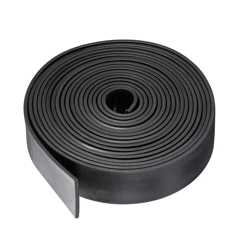 Solid Rubber Strips Neoprene Sheets Rolls 10/15/20/25/30/35/ 40/45/50/60mm DIY Gasket Sealing Padding Reduce Vibration Mat מק