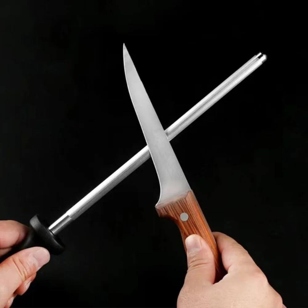 Professional Grinding Tool Stick Stainless Steel Diamond Sharpening Honing Steel Knife Sharpener Rod