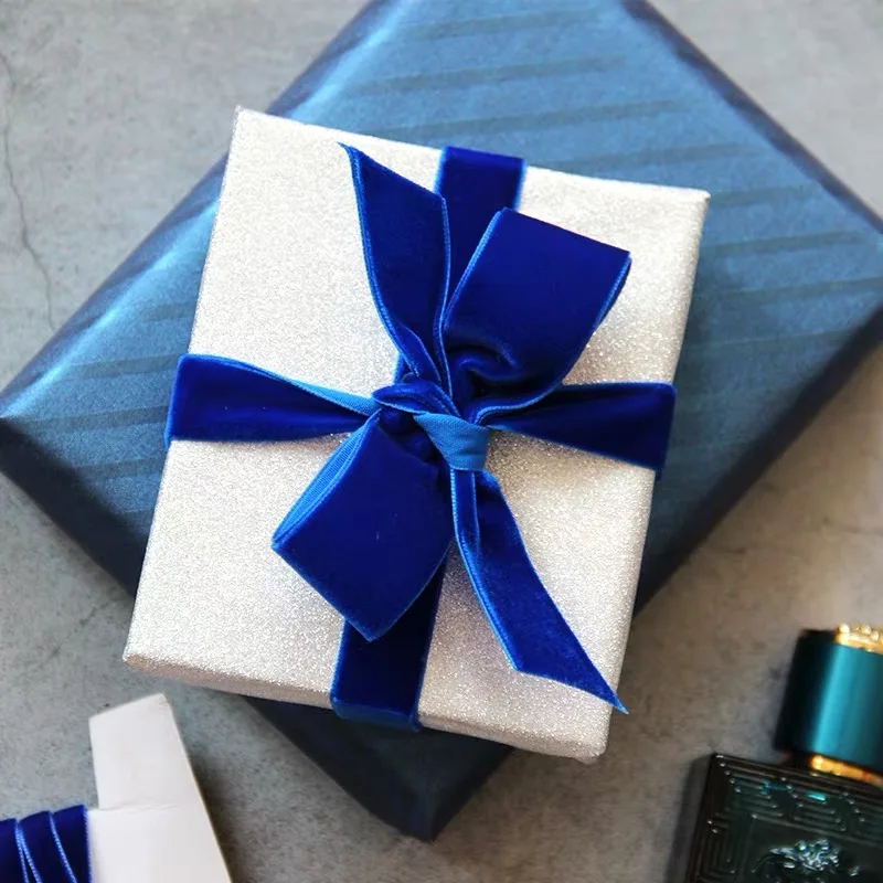 5yards 6mm/9mm/16mm/25mm Quality Soft Velvet Ribbon Single Face Wedding Party Decoration Gift Wrapping Hair Bowknot DIY