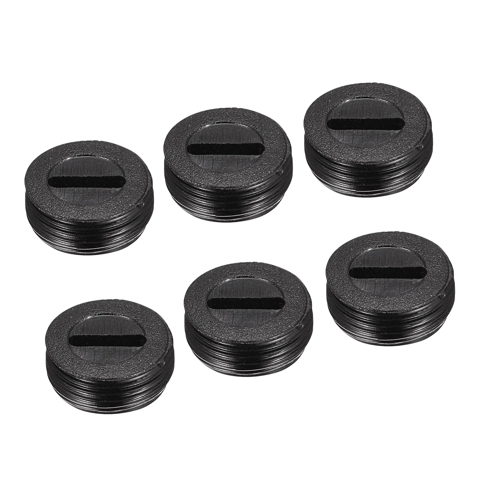 6/10/20Pcs Black Plastic Screw Carbon Brush Holder Caps Case Dia 10mm/12mm/13mm/14mm/15mm/16mm/18mm/20mm/22mm Brush Cover