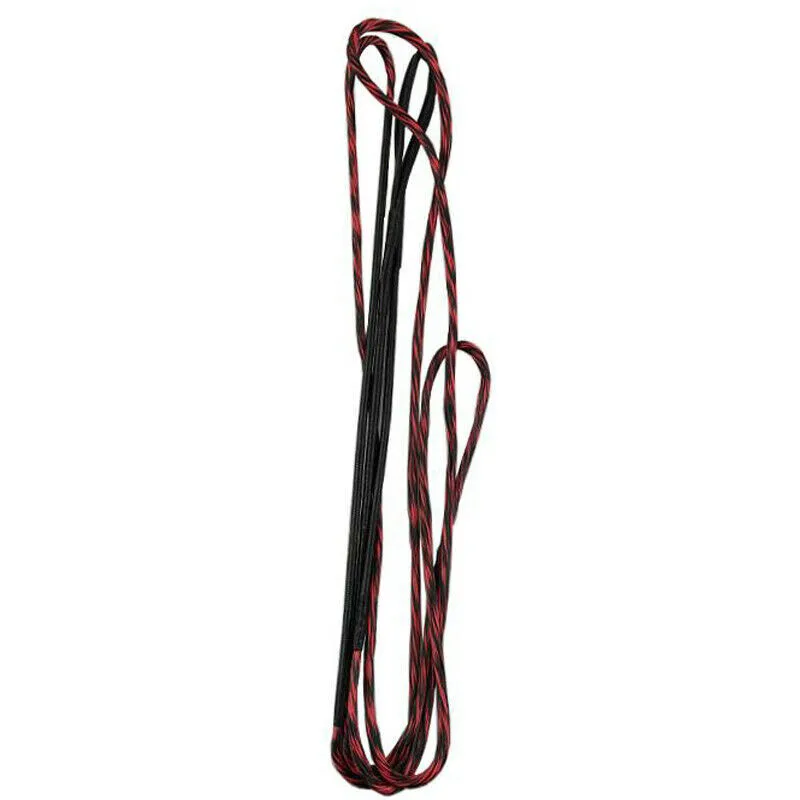 16 Strands  Bowstring Archery Recurve Bow Longbow Replace Bowstring Fit 48''-70''Bow Black And Red Bow String Shooting