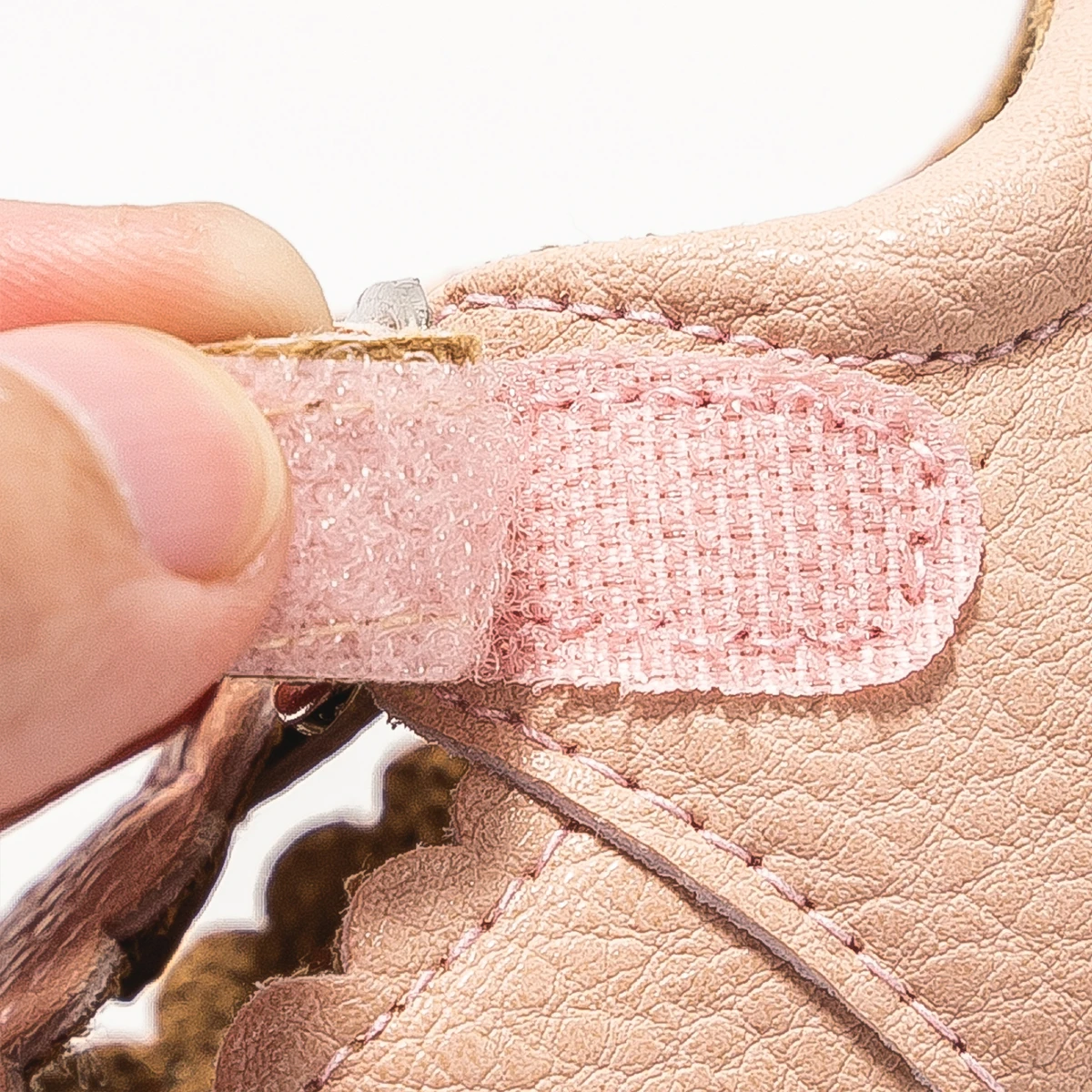 KIDSUN Newborn Baby Shoes Stripe PU Leather Boy Girl Shoes Toddler Rubber Sole Anti-slip First Walkers Infant Moccasins