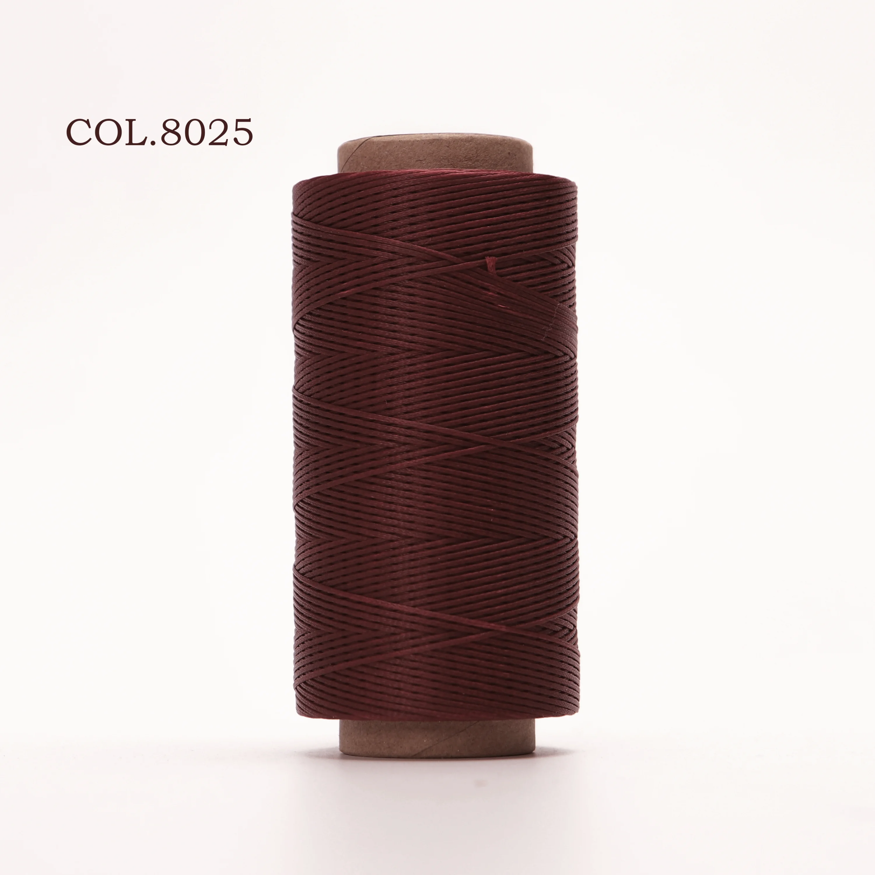 150D 0.8mm Thickness 260 Meters Long Flat Braided Polyester Waxed Thread DIY Craft String Leather Sewing 33 Colors Availbale