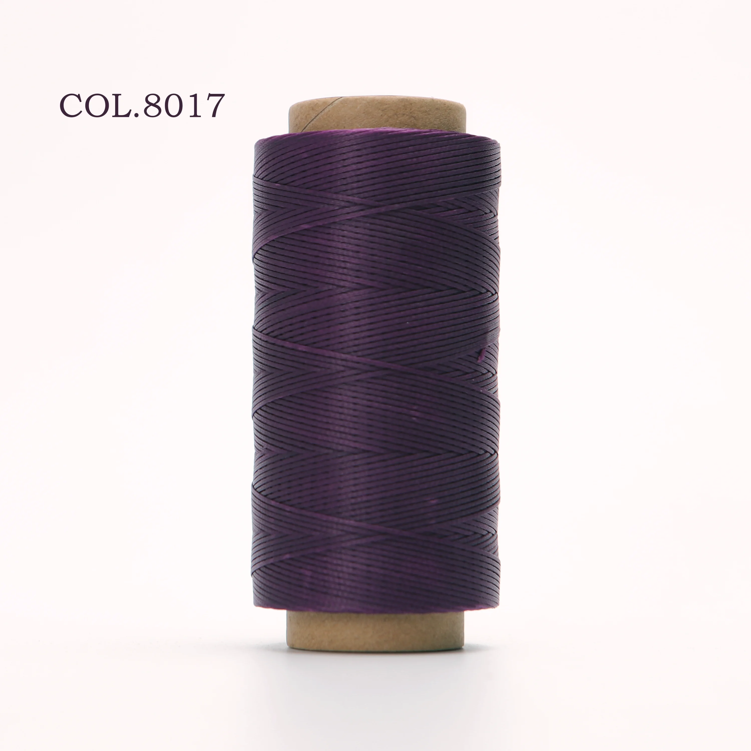 150D 0.8mm Thickness 260 Meters Long Flat Braided Polyester Waxed Thread DIY Craft String Leather Sewing 33 Colors Availbale