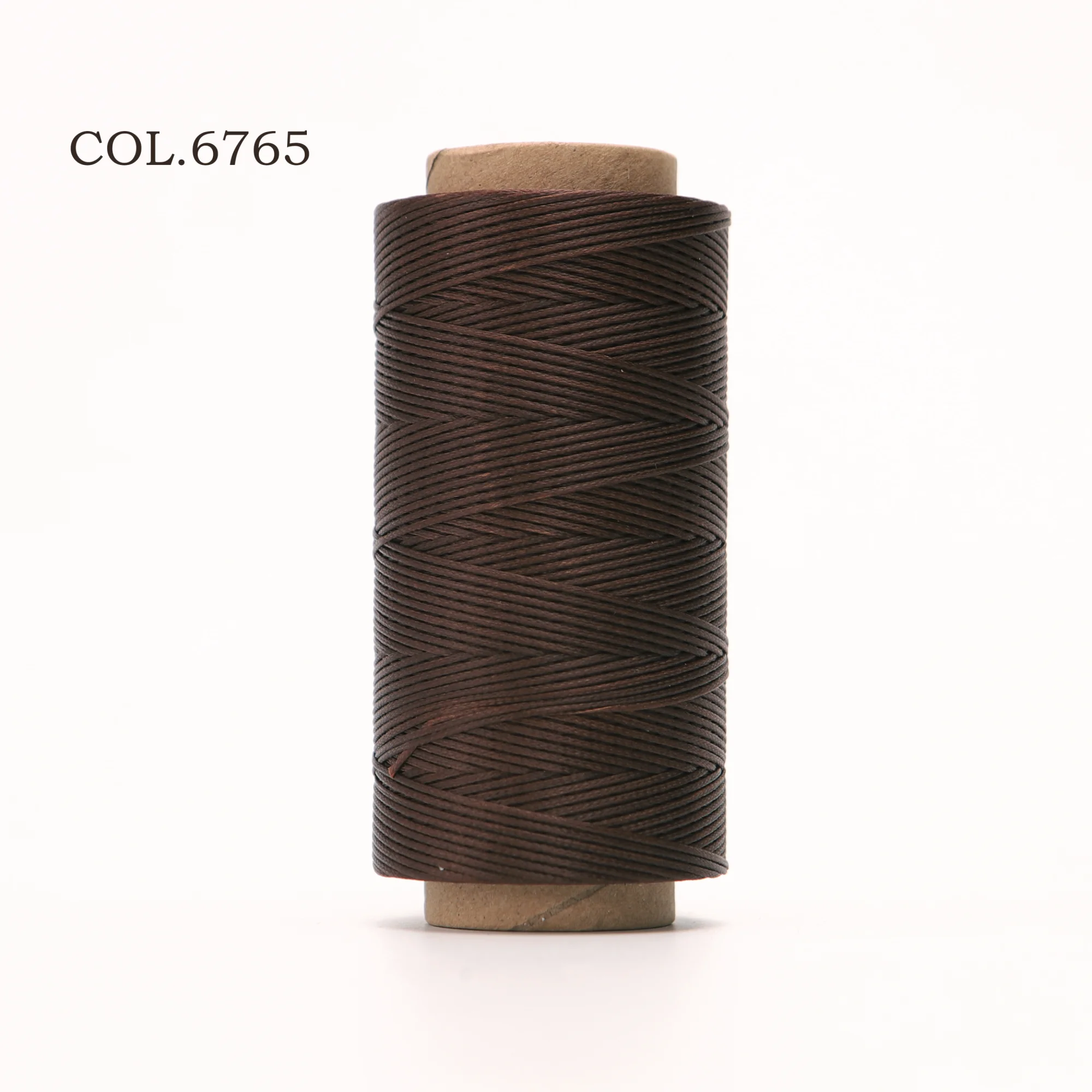 150D 0.8mm Thickness 260 Meters Long Flat Braided Polyester Waxed Thread DIY Craft String Leather Sewing 33 Colors Availbale