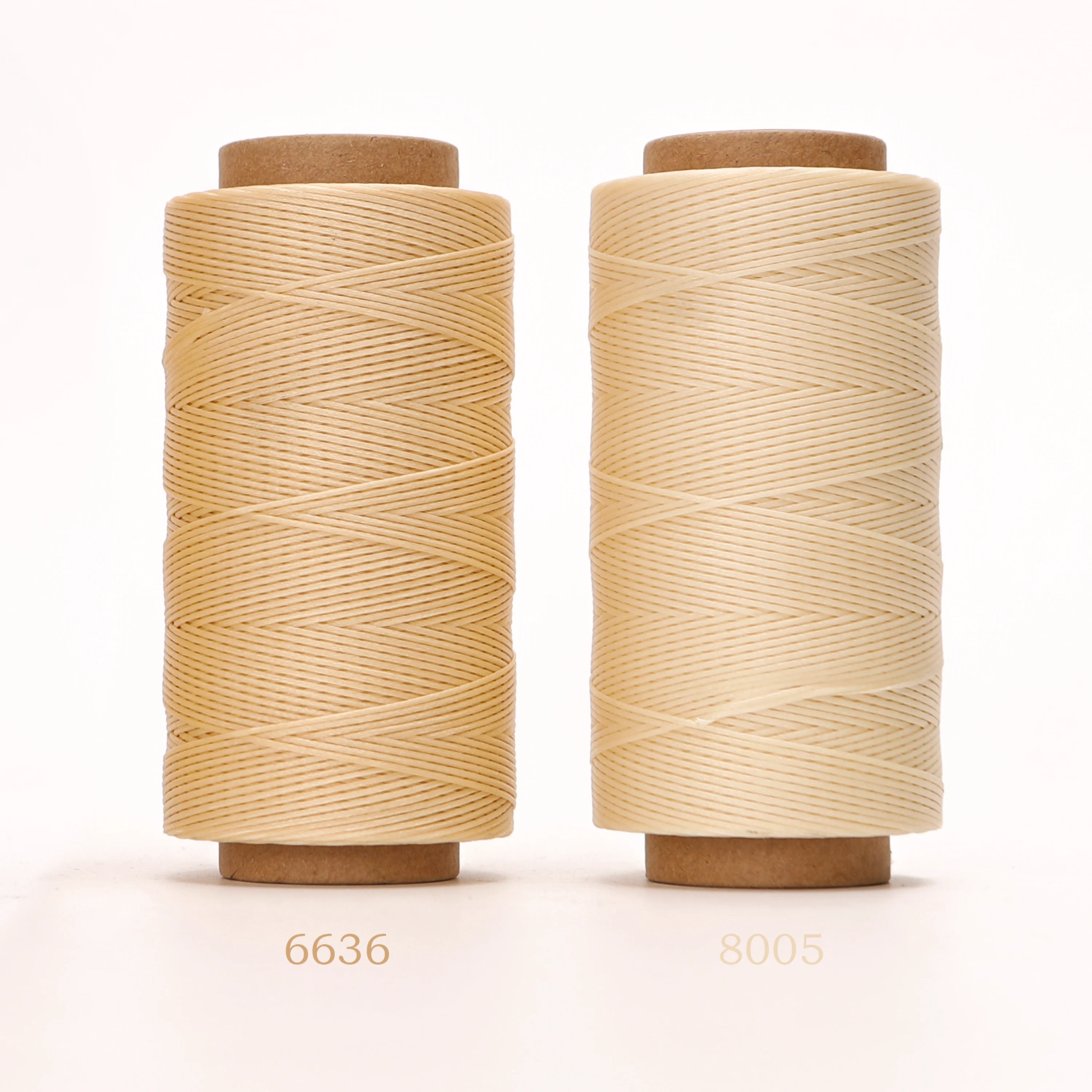 150D 0.8mm Thickness 260 Meters Long Flat Braided Polyester Waxed Thread DIY Craft String Leather Sewing 33 Colors Availbale