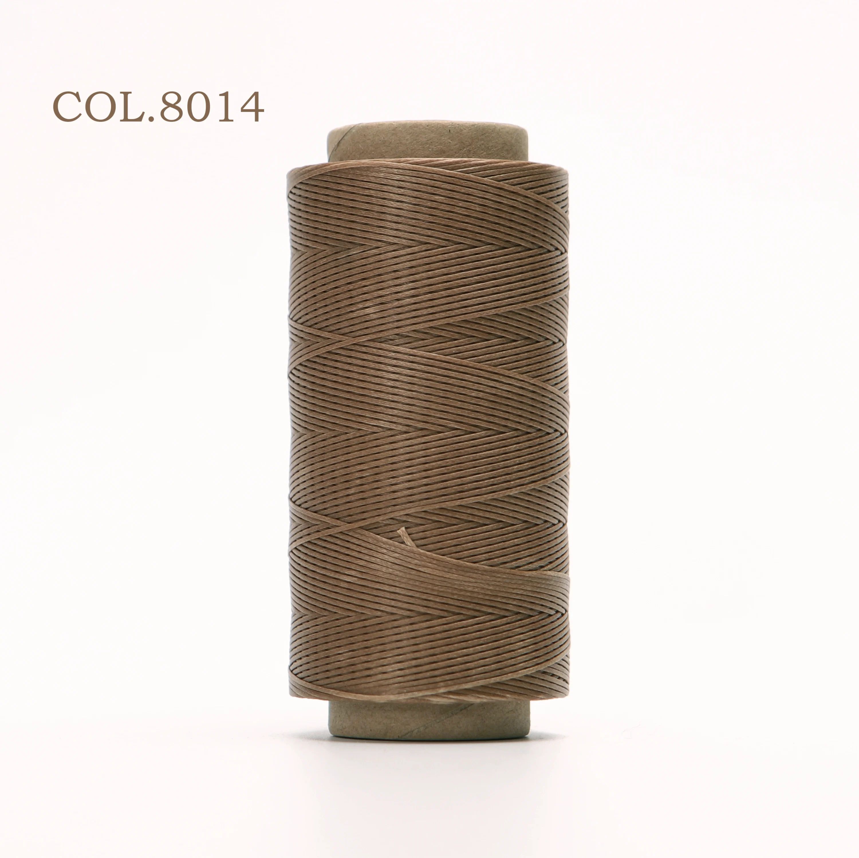 150D 0.8mm Thickness 260 Meters Long Flat Braided Polyester Waxed Thread DIY Craft String Leather Sewing 33 Colors Availbale
