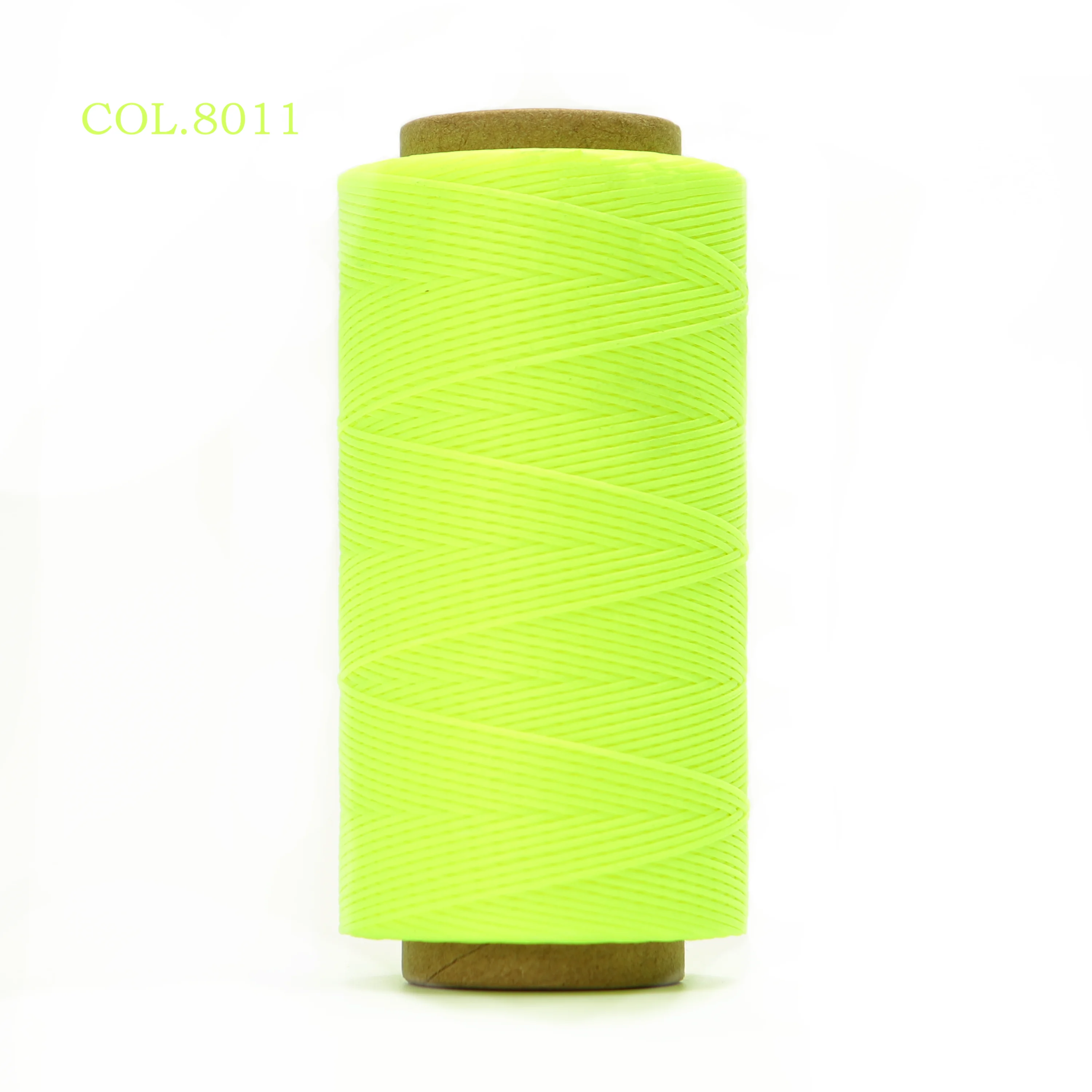 150D 0.8mm Thickness 260 Meters Long Flat Braided Polyester Waxed Thread DIY Craft String Leather Sewing 33 Colors Availbale