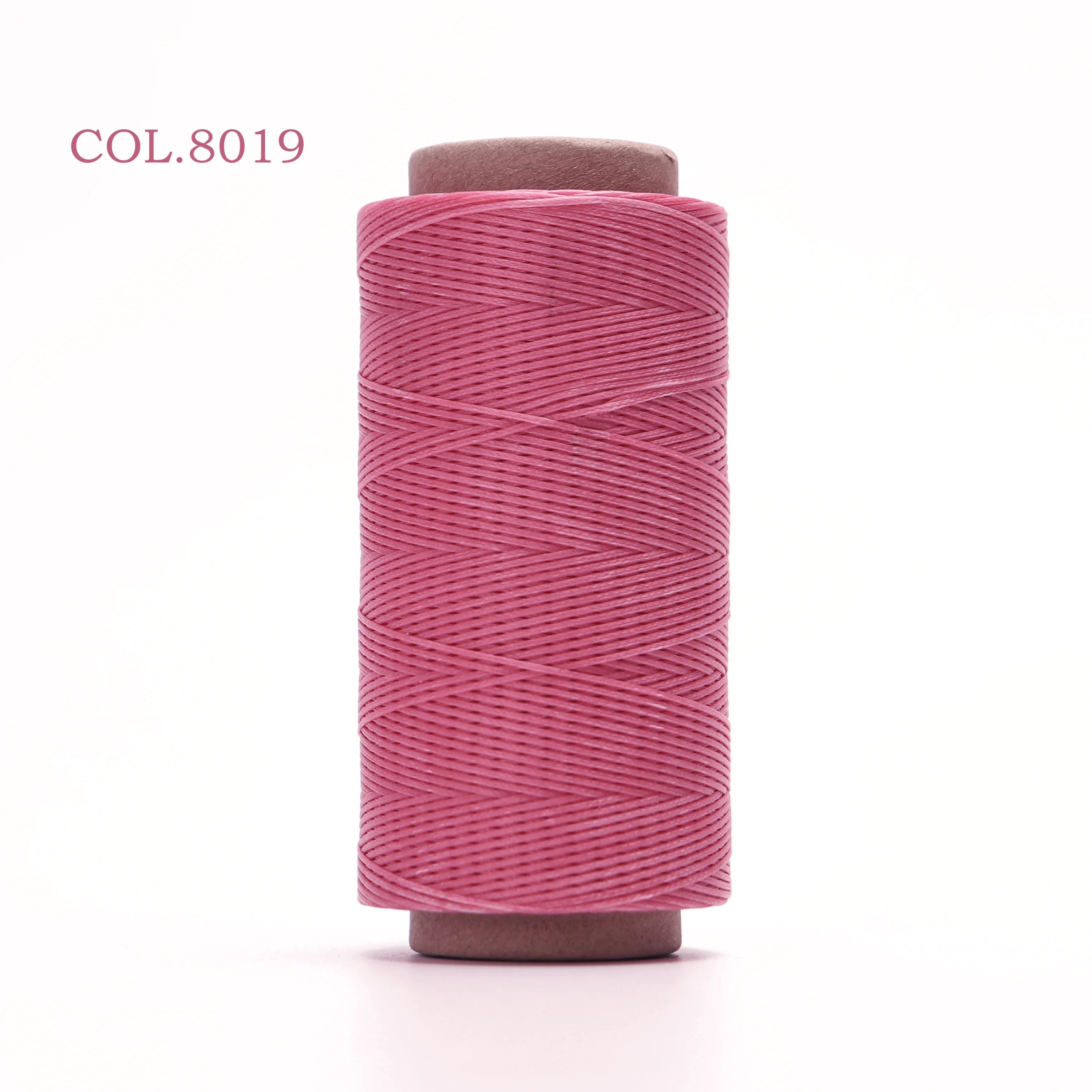 150D 0.8mm Thickness 260 Meters Long Flat Braided Polyester Waxed Thread DIY Craft String Leather Sewing 33 Colors Availbale