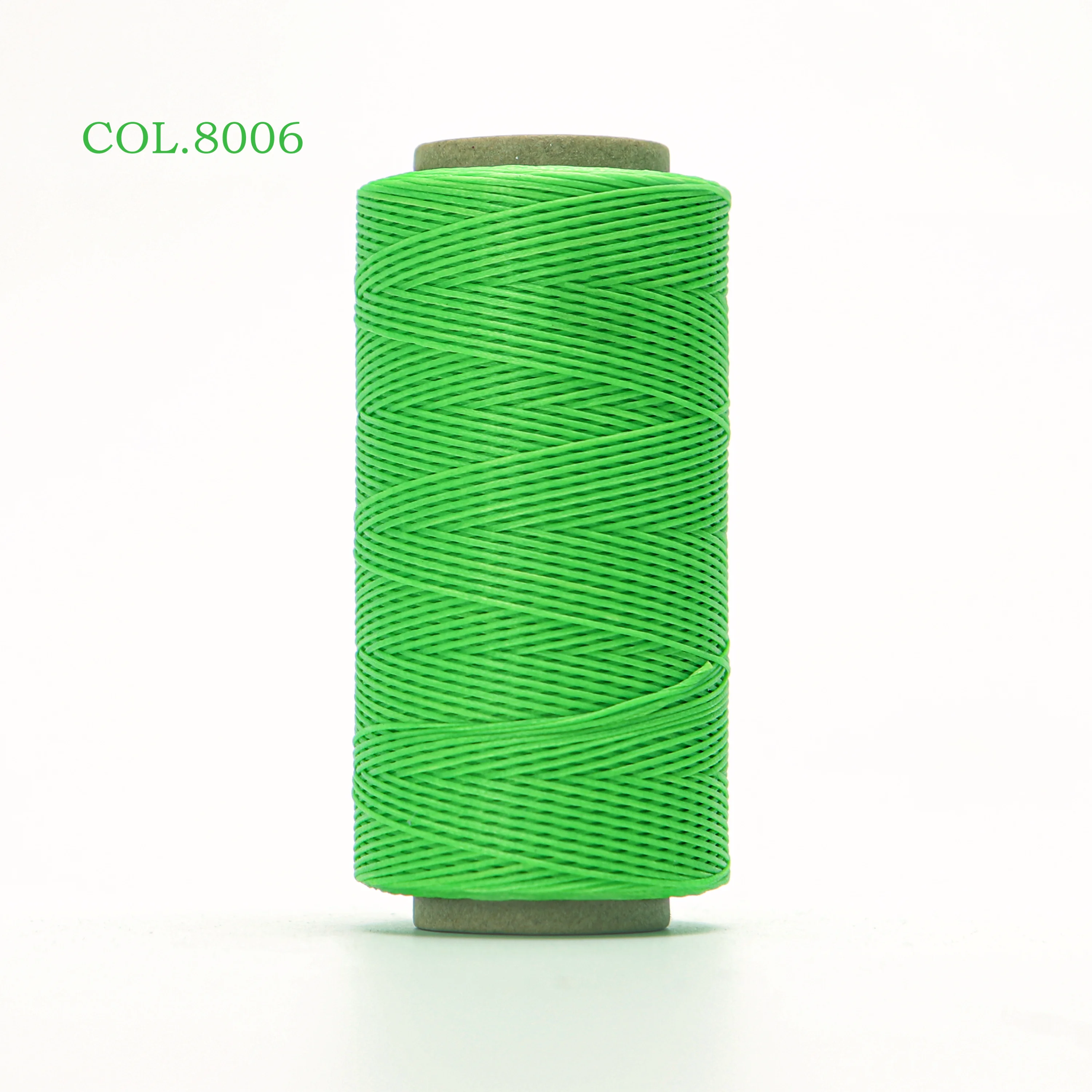 150D 0.8mm Thickness 260 Meters Long Flat Braided Polyester Waxed Thread DIY Craft String Leather Sewing 33 Colors Availbale
