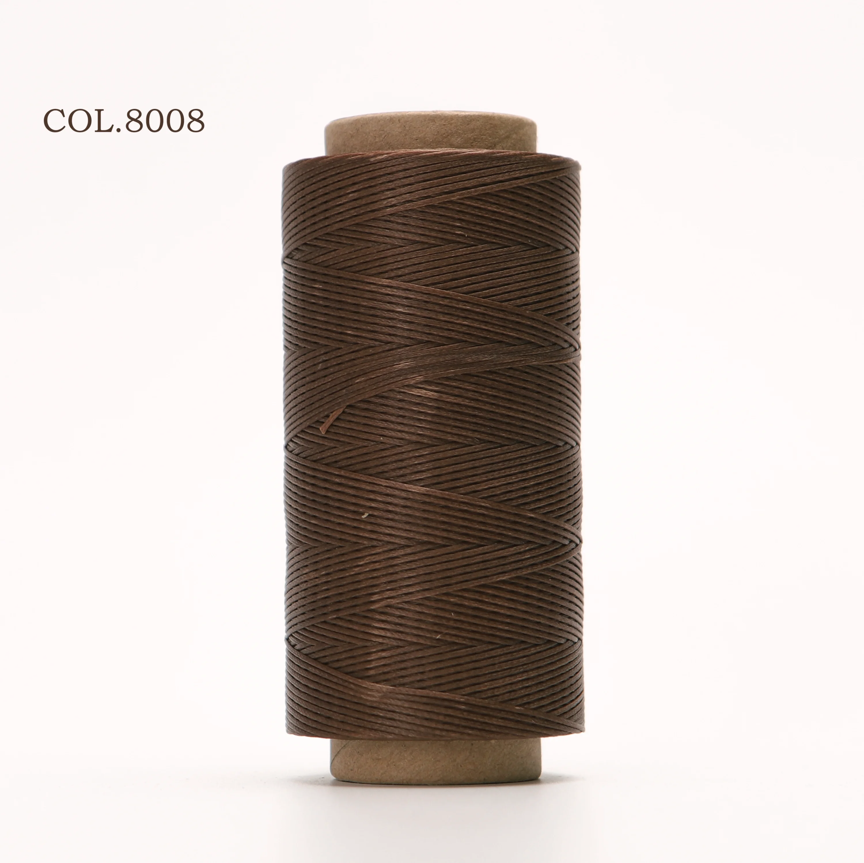 150D 0.8mm Thickness 260 Meters Long Flat Braided Polyester Waxed Thread DIY Craft String Leather Sewing 33 Colors Availbale
