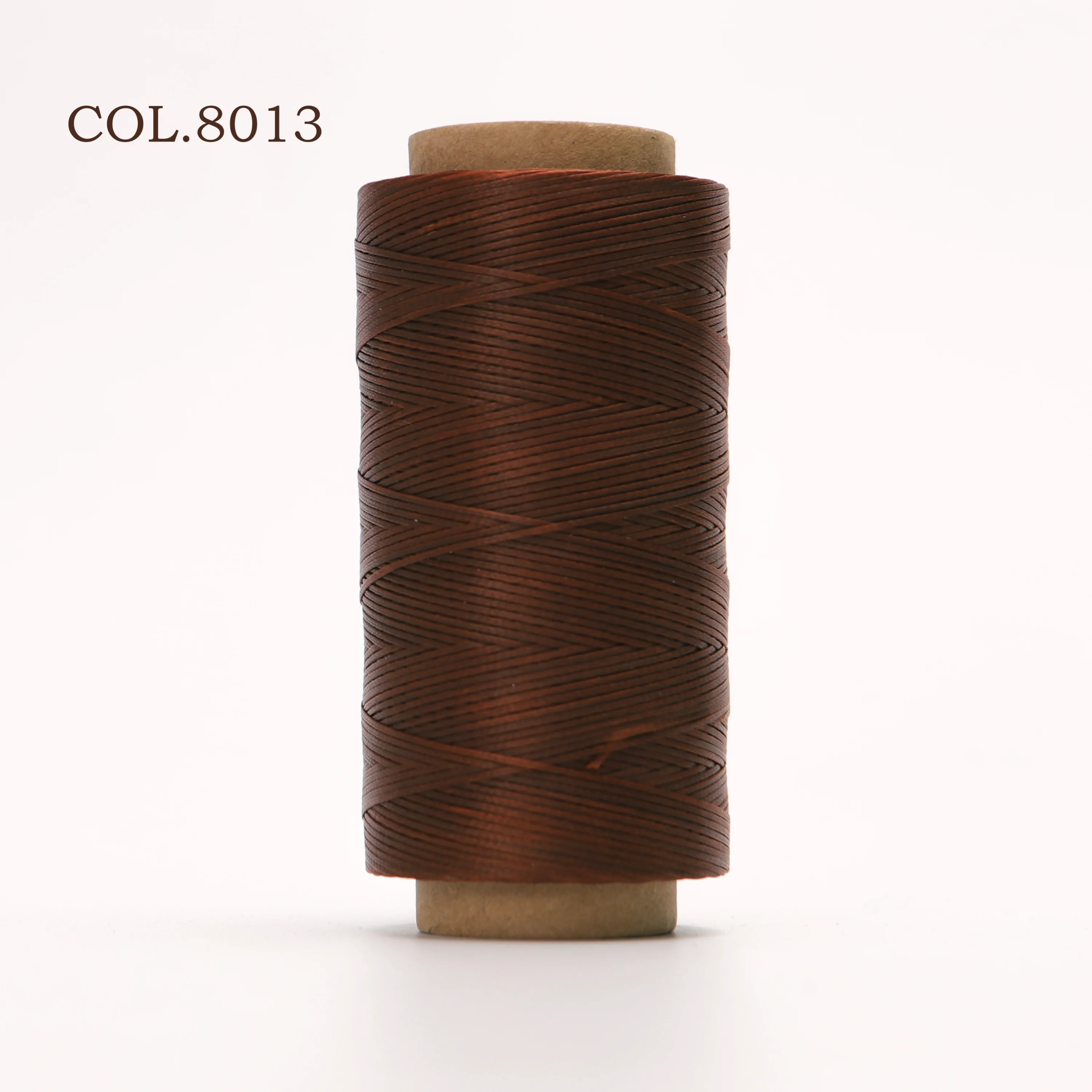 150D 0.8mm Thickness 260 Meters Long Flat Braided Polyester Waxed Thread DIY Craft String Leather Sewing 33 Colors Availbale
