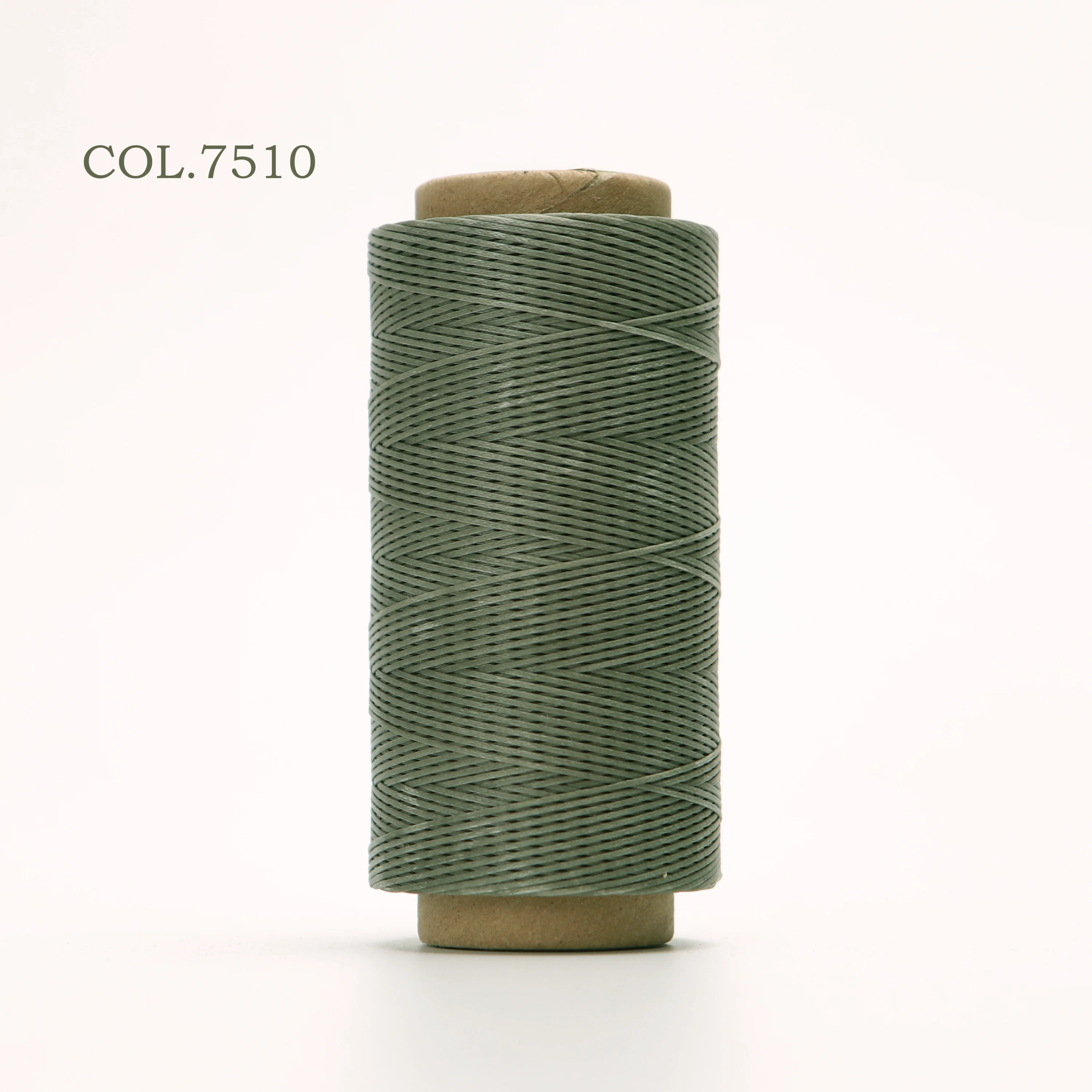 150D 0.8mm Thickness 260 Meters Long Flat Braided Polyester Waxed Thread DIY Craft String Leather Sewing 33 Colors Availbale
