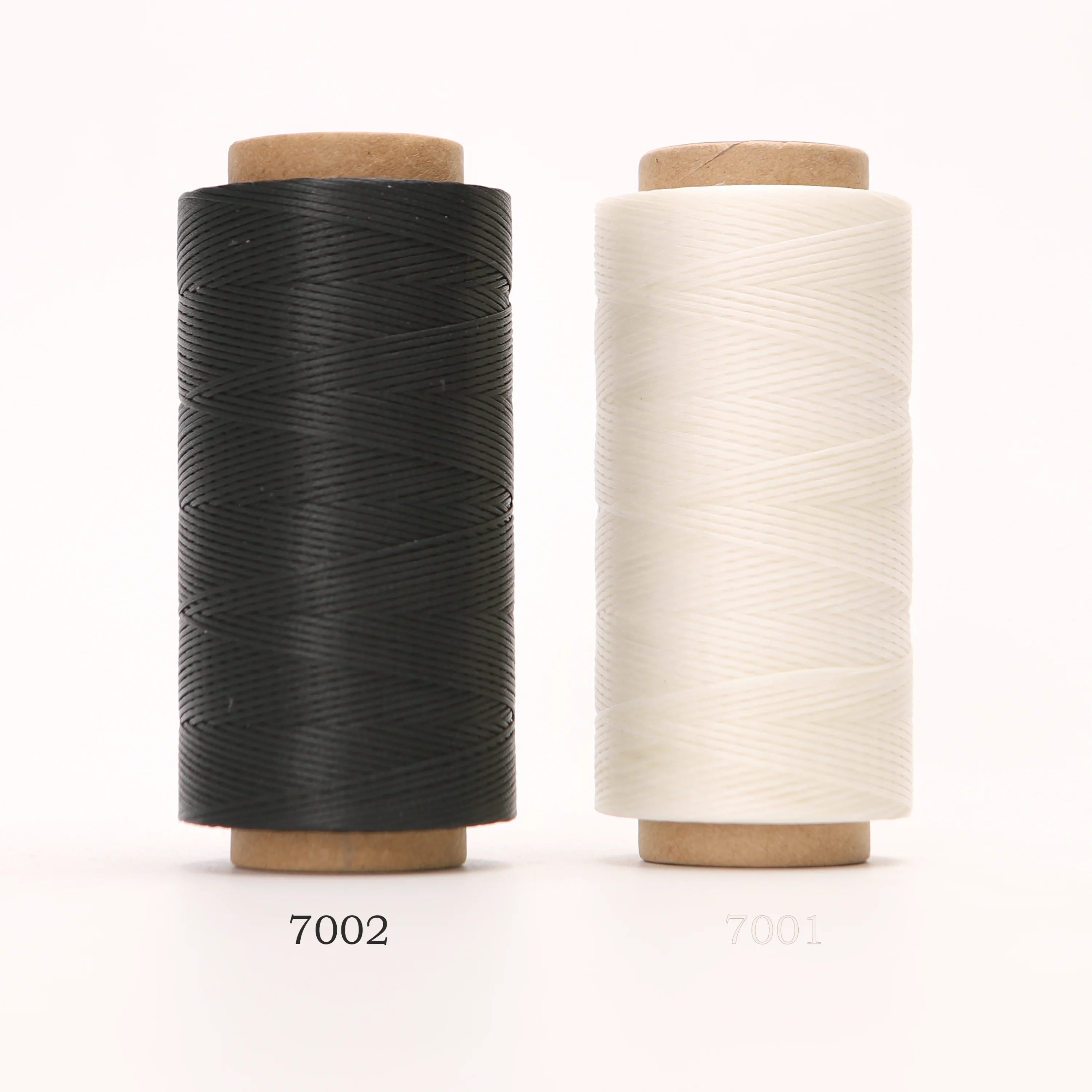 150D 0.8mm Thickness 260 Meters Long Flat Braided Polyester Waxed Thread DIY Craft String Leather Sewing 33 Colors Availbale