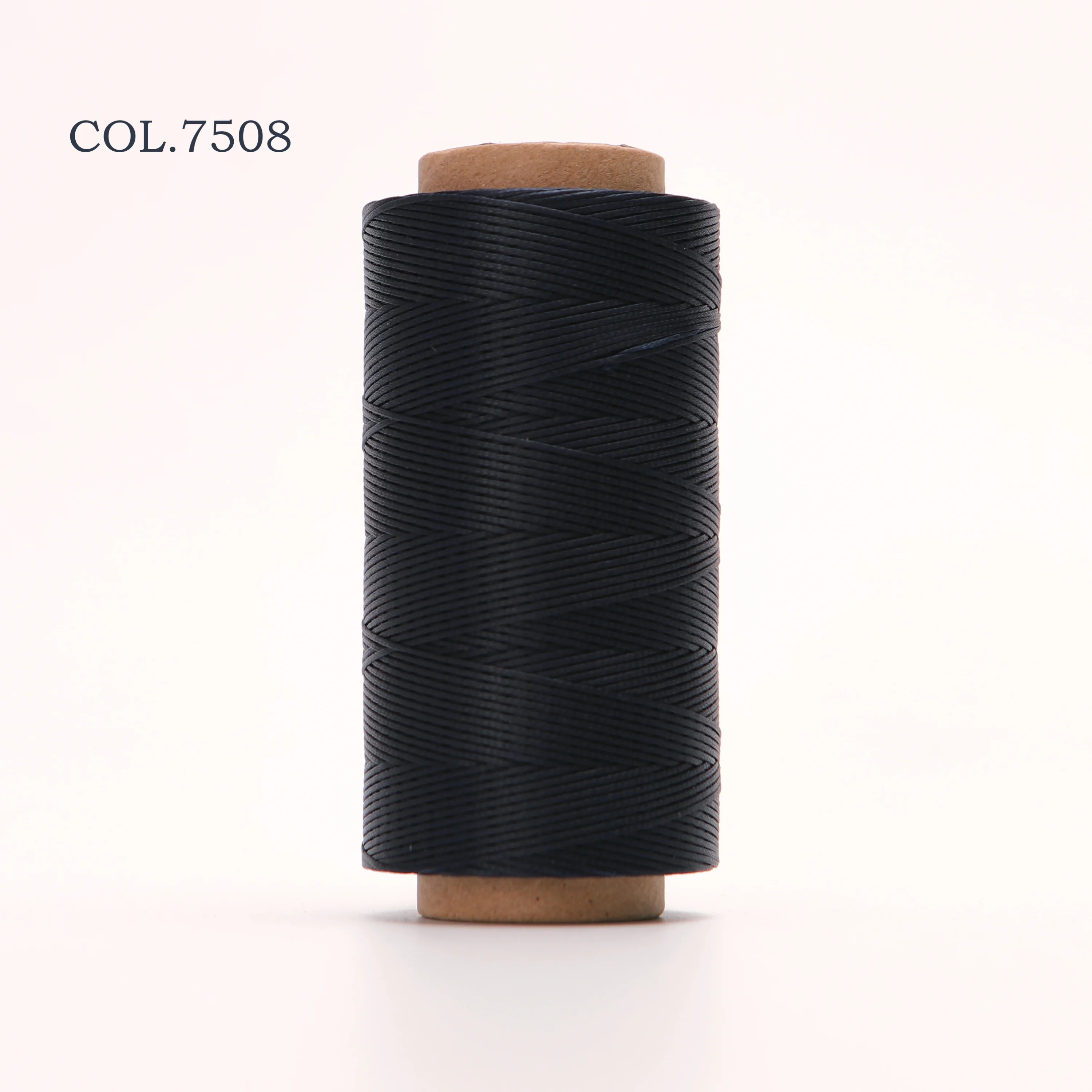 150D 0.8mm Thickness 260 Meters Long Flat Braided Polyester Waxed Thread DIY Craft String Leather Sewing 33 Colors Availbale