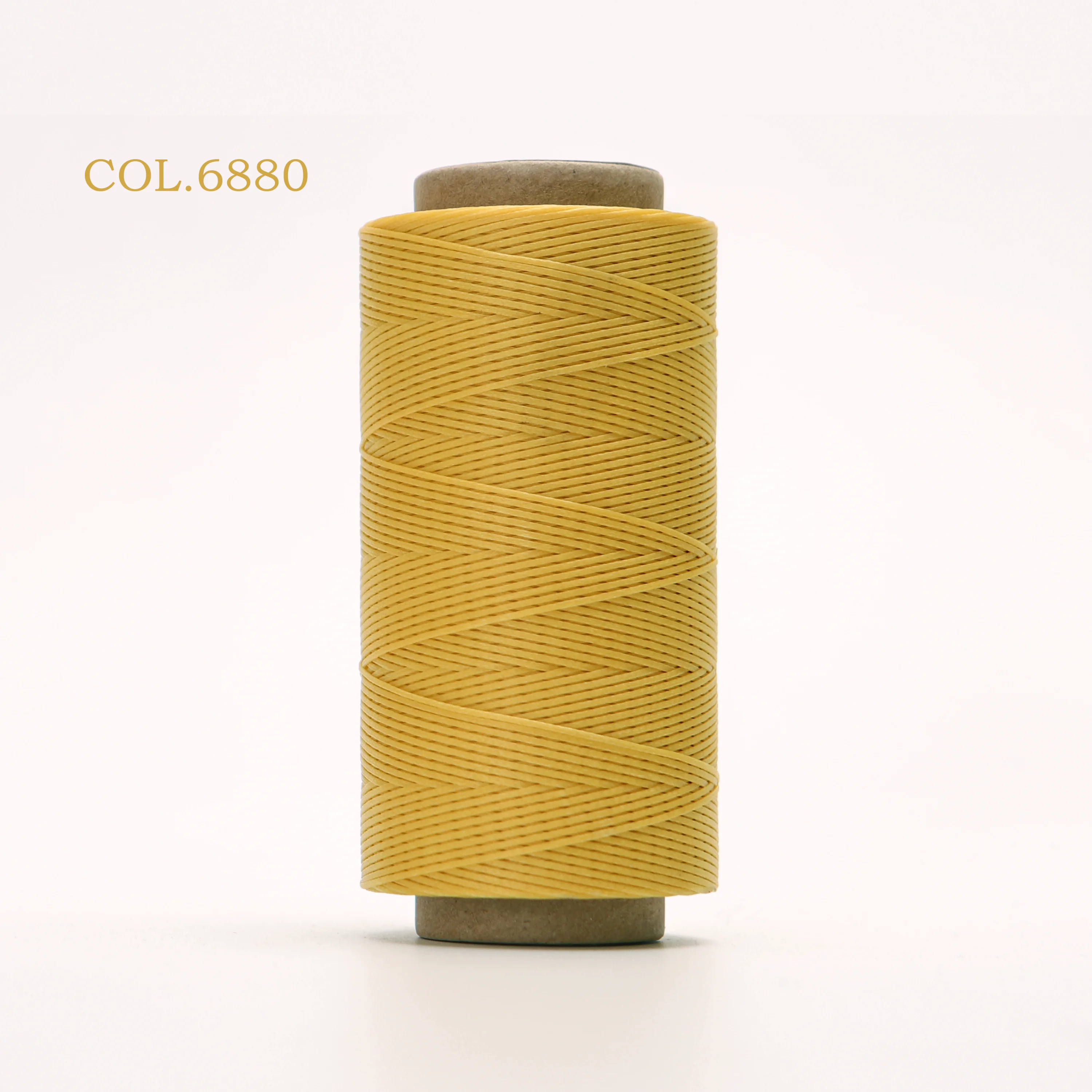 150D 0.8mm Thickness 260 Meters Long Flat Braided Polyester Waxed Thread DIY Craft String Leather Sewing 33 Colors Availbale