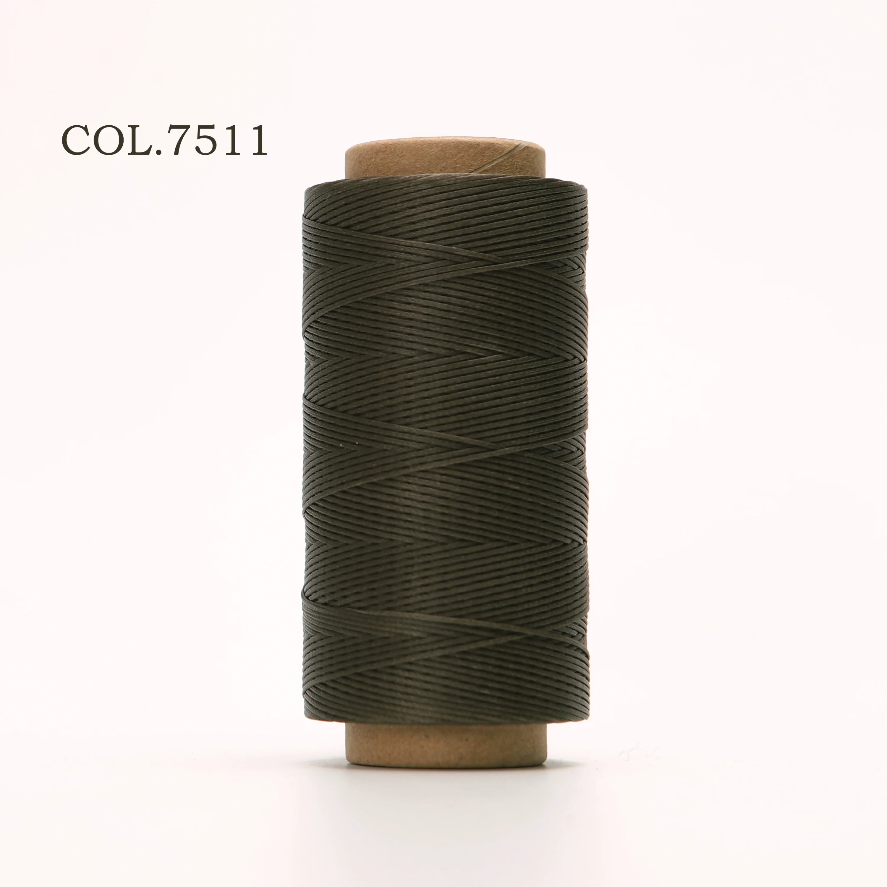 150D 0.8mm Thickness 260 Meters Long Flat Braided Polyester Waxed Thread DIY Craft String Leather Sewing 33 Colors Availbale
