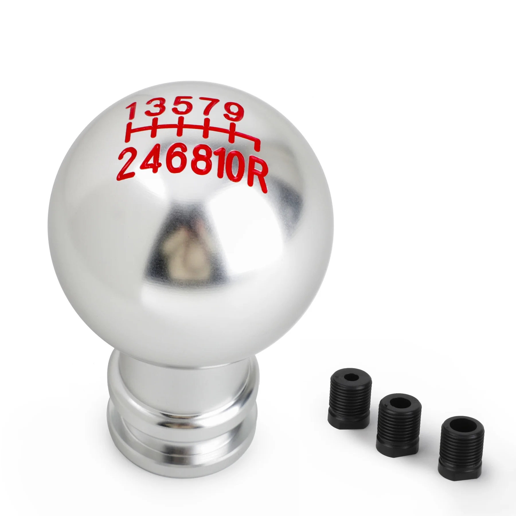 Aluminum 5/6/10 Speed M12 Gear Knob Universal Car Gear Shift Knob Manual Automatic Gear Lever Knob Shifter Knob M8 M10