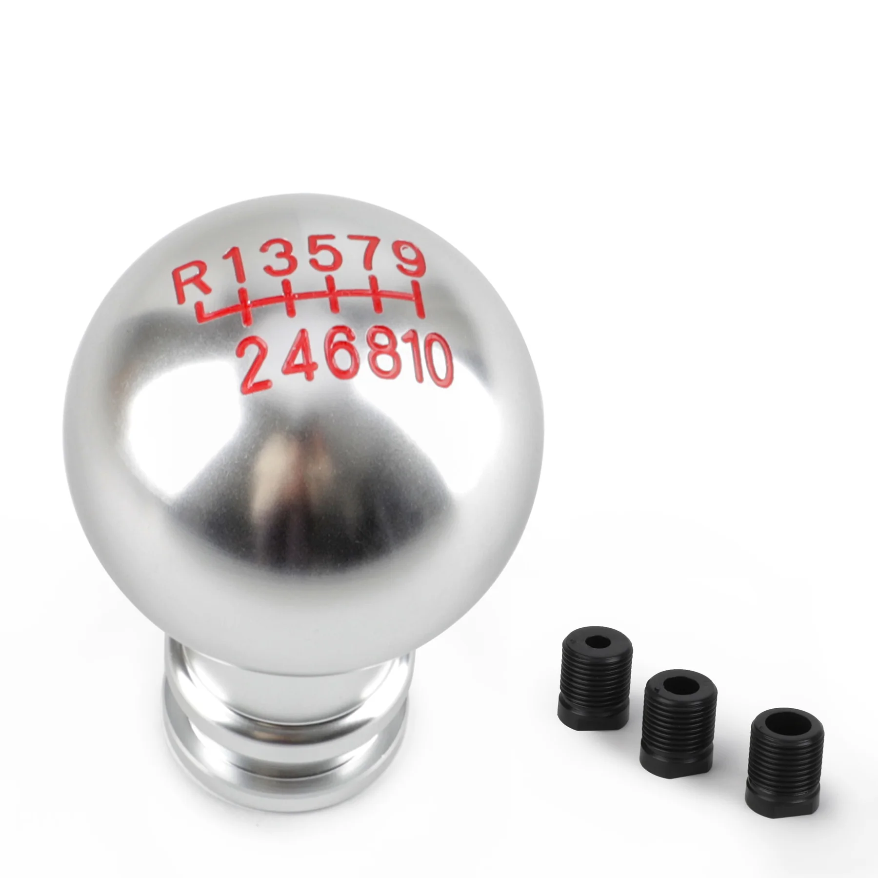 Aluminum 5/6/10 Speed M12 Gear Knob Universal Car Gear Shift Knob Manual Automatic Gear Lever Knob Shifter Knob M8 M10