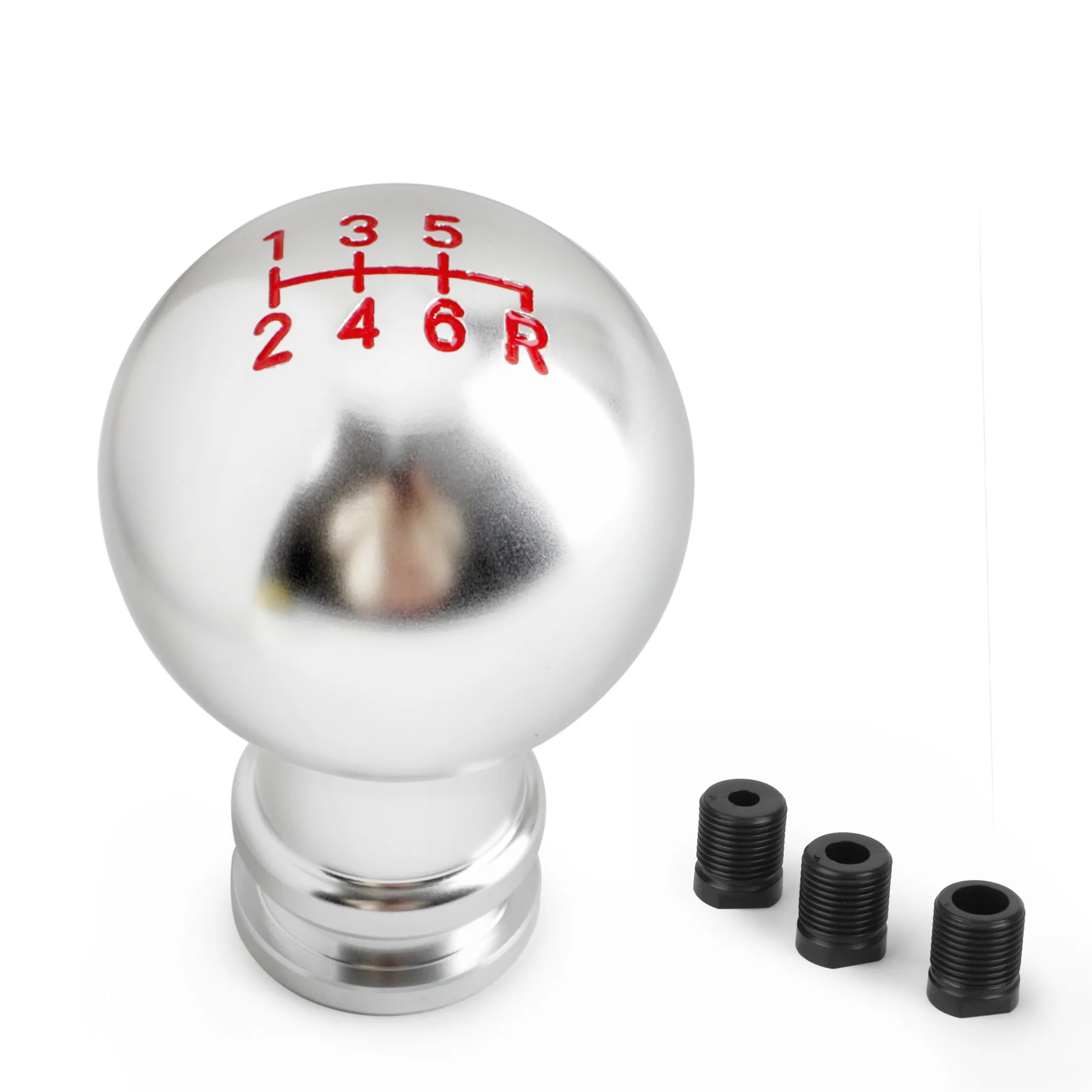 Aluminum 5/6/10 Speed M12 Gear Knob Universal Car Gear Shift Knob Manual Automatic Gear Lever Knob Shifter Knob M8 M10