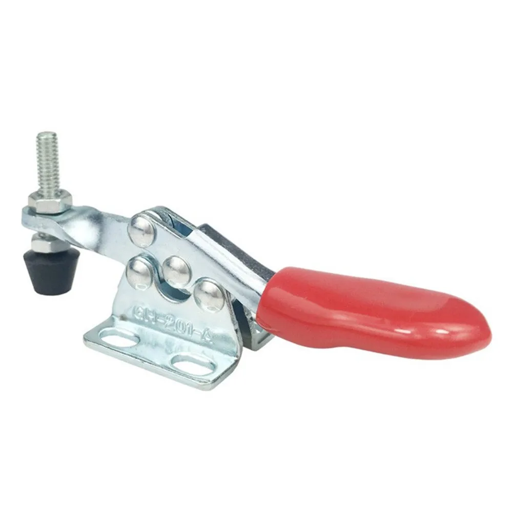 1/2/4Pcs GH-201A 27Kg Quick Release Toggle Clamps Horizontal Clamp U-shaped Bar Hand Clip Woodworking Tool Wood Circuit Boards