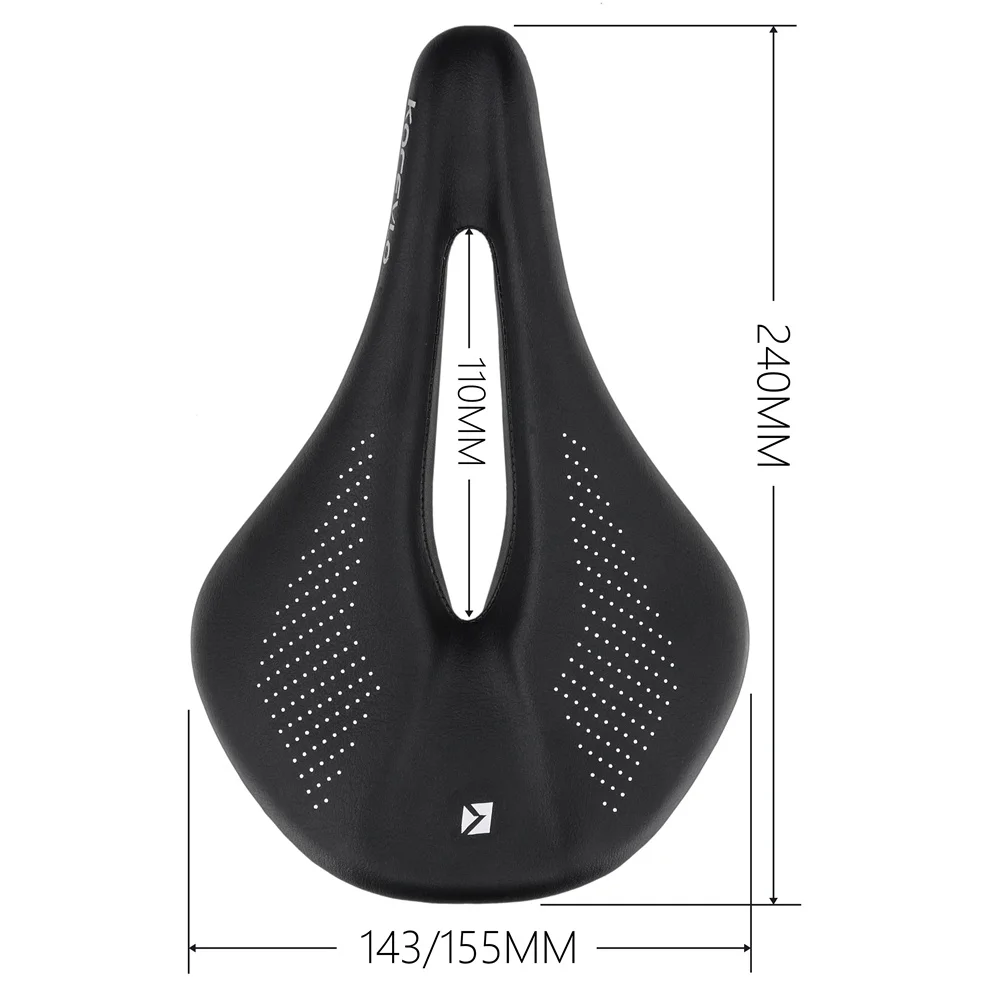 KOCEVLO Carbon saddle road mtb bicycle saddle for man cycling saddle trail comfort races seat 240*143/155mm